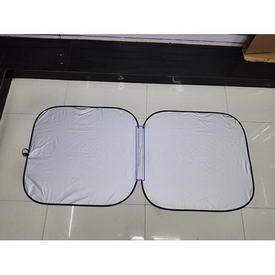  Silver coated Polyester Car Sunshade TFQ-BL S