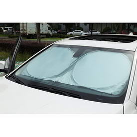 Silver coated Polyester Car Sunshade